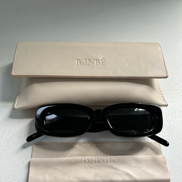 Trendy Thin black sunglasses - Picture 7 of 7